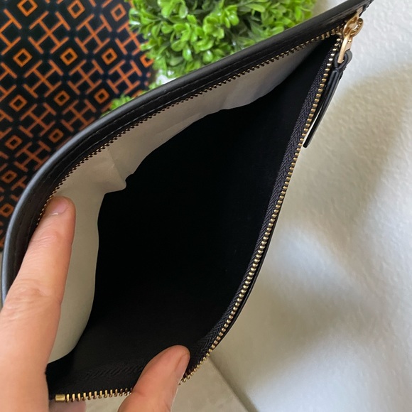 New , tory burch large blake tote & clutch - Picture 7 of 14